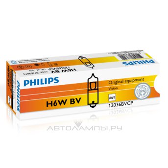 Philips H6W BlueVision ultra