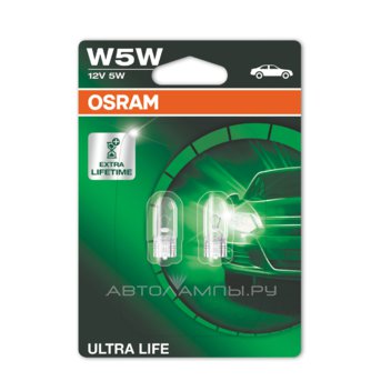 W5W 12V-5W (W2,1x9,5d) (.  ) Ultra Life ( 2.) 2825ULT-02B