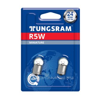  Tungsram R5W 12V 5W (2 .)