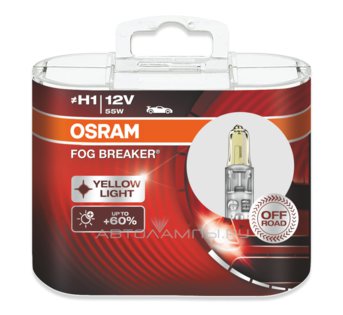 H1 12V- 55W (P14,5s) ( +60% + ) Fog Breaker (2) DuoBox 62150FBR-HCB